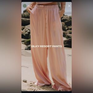 Daily Drills Silky Resort Pants - Ribbon
